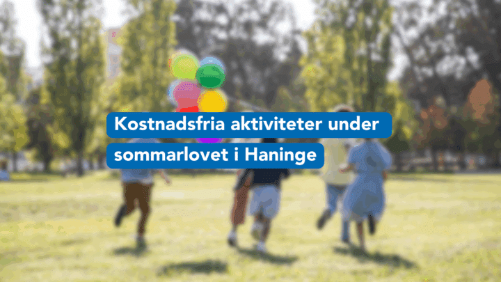 Kostnadsfria sommarlovsaktiviteter i Haninge för barn och unga 2025