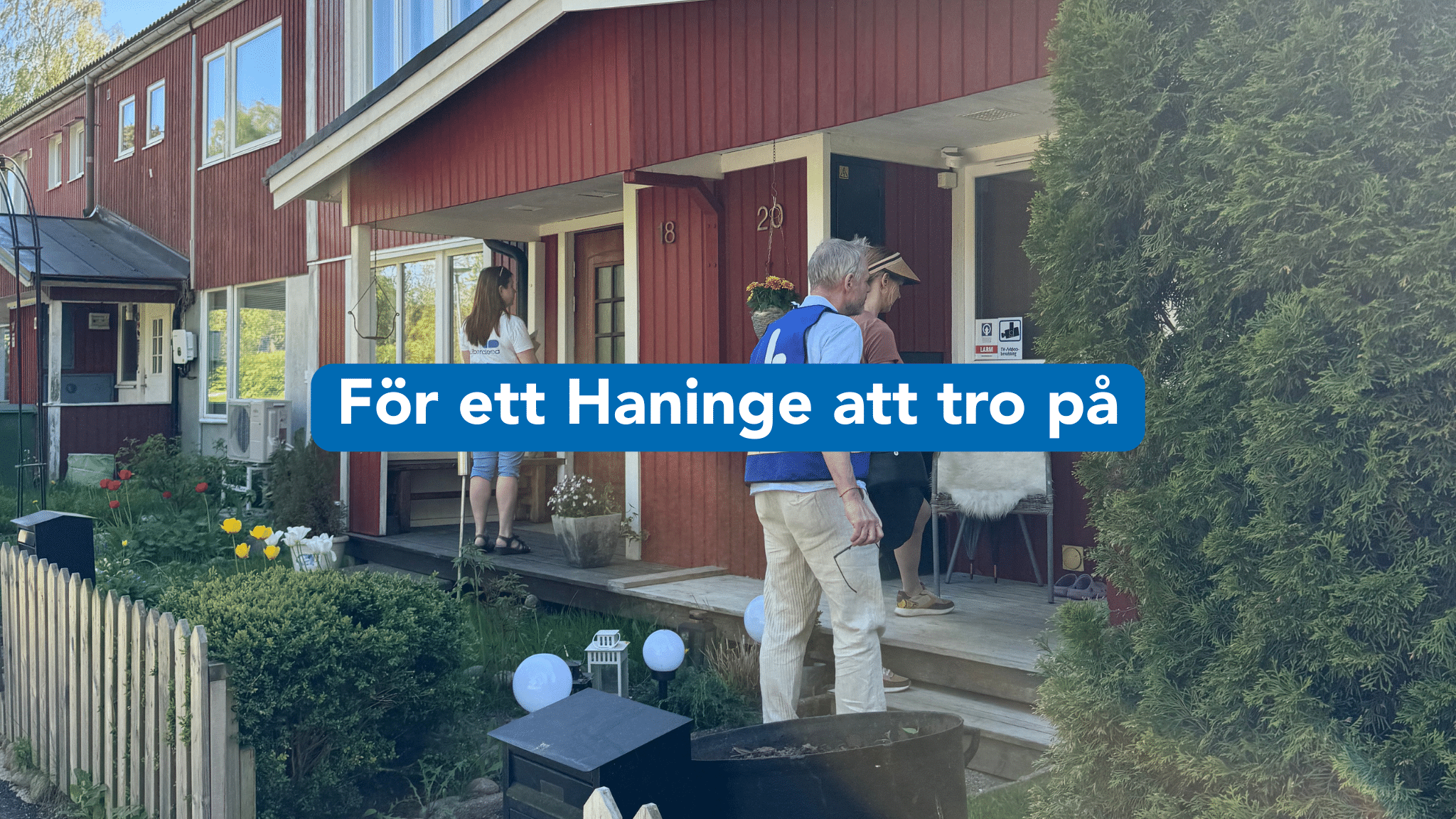 Liberalerna Haninge knackar dörr