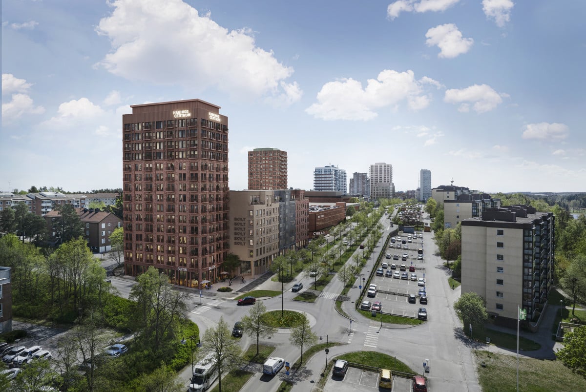 Nya bostadskvarter planeras i centrala Handen nära Haninge centrum